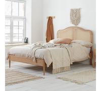 Birlea Leonie Kingsize Rattan Bed Frame - Oak