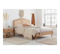 Birlea Leonie Super King Rattan Bed Oak