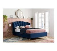 Birlea Lottie Double Ottoman Bed Midnight Blue