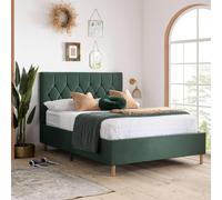 Birlea Loxley Bed In Green Green Double