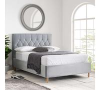 Birlea Loxley Bed in Grey | Size: King Birlea Grey King