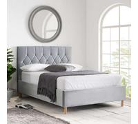 Birlea Loxley Small Double Bed Frame In Grey