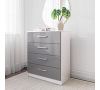 Birlea Lynx 4 Drawer Chest in White Birlea White