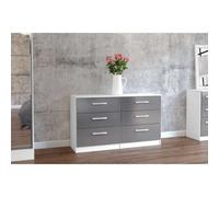 Birlea Lynx 6 Drawer Chest One Size White