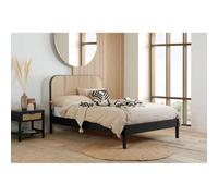 Birlea Margot King Rattan Bed Black