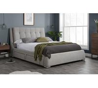 Birlea Mayfair Fabric Bed Frame, King Size Dimensions: 5′ x 6′6″ (150cm x 200cm)