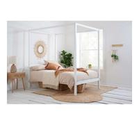 Birlea Mercia Four Poster Double Bed White