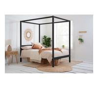 Birlea Mercia Four Poster King Bed Black