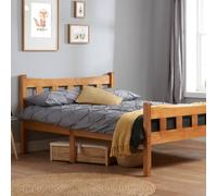 Birlea Miami Bed In Brown Brown Double