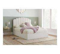 Birlea Monaco Double Ottoman Bed White