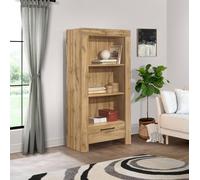 Oak Bookcase with Drawer Birlea Compton