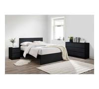 Birlea Oslo Double Bed Frame In Black