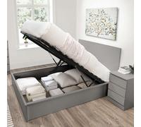 Birlea Oslo Double Ottoman Bed Grey