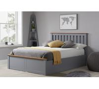 Birlea Phoenix Double End Lift Ottoman Bed - Stone Grey