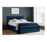 Birlea Phoenix Double Ottoman Bed Navy Blue