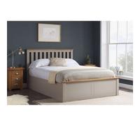 Birlea Phoenix Double Ottoman Bed Pearl Grey