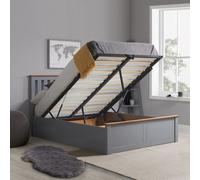 Birlea Phoenix King Ottoman Bed Stone Grey