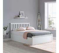 Birlea Phoenix Ottoman Bed - White - Double