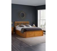 Birlea Phoenix Ottoman Storage Bed Frame in Brown | Size: Single Birlea Brown Single