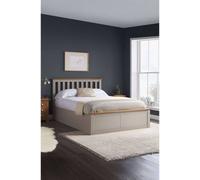 Phoenix Double Grey Ottoman Bed - Birlea - Wilko