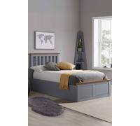 Birlea Phoenix Ottoman Storage Bed Frame in Grey | Size: Single Birlea Grey Single