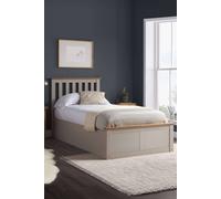 Birlea Phoenix Ottoman Storage Bed Frame in Grey | Size: Single Birlea Grey Single