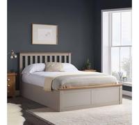 Birlea Phoenix Ottoman Storage Bed Frame in Grey | Size: Small Double Birlea Grey Small Double