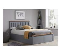 Birlea Phoenix Small Double Ottoman Bed Stone Grey