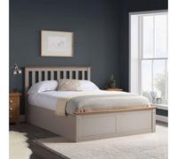 Phoenix Small Double Grey Ottoman Bed - Birlea - Wilko