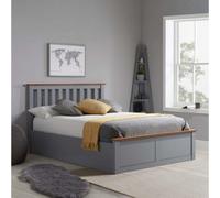 Birlea Phoenix Ottoman Storage Bed Frame in Grey | Size: Small Single Birlea Grey Small Single