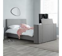 Birlea Plaza TV Bed - Grey - King