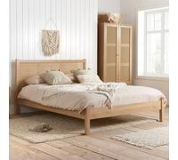 Birlea Rattan Bed Frame Croxley in Brown | Size: King Birlea Brown King