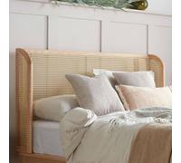 Birlea Rattan Bed Frame Venice Oak 4Ft6 135Cm Wrap Around In Beige Beige King
