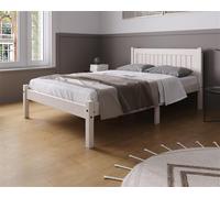 Birlea Rio Double Wooden Bed Frame - White