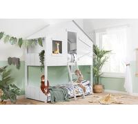 Birlea Safari Wooden Bunk Bed, Single, Grey Dimensions: 3′ x 6′3″ (90cm x 190cm)