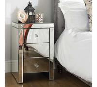 Birlea Seville 3 Drawer Bedside Mirrored