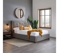 Birlea Shelby Bed - Grey - Double