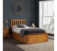 Single Oak Ottomam Bed 3FT Storage Bed Frame Birlea Phoenix 90cm