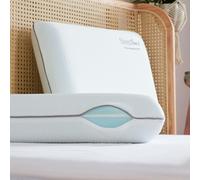 Birlea SleepSoul Dual Pillow Medium or Firm Cool Touch Memory Foam in White | Size: Double Birlea White Double