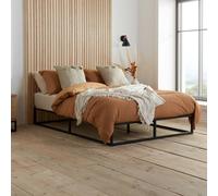 Birlea Soho Metal Platform Bed In Black Black Double