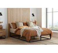 Birlea Soho Metal Platform Bed, Small Double Dimensions: 4′ x 6′3″ (120cm x 190cm)