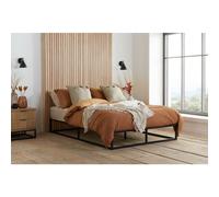 Birlea Soho Small Double metal platform bed black