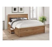 Birlea Stockwell Double Bed Rustic Oak