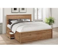 Birlea Stockwell Wooden Bed Frame, Double Dimensions: 4′6″ x 6′3″ (135cm x 190cm)