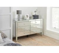 Birlea Valencia 6 Drawer Chest Mirrored