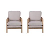 Birlea White 2 Chairs Bundle Ida White One Size