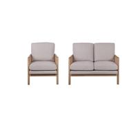 Birlea White 2 Seater And Chair Bundle Ida White One Size