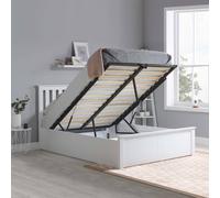 Birlea Phoenix Small Double Ottoman Bed with Mattress- White
