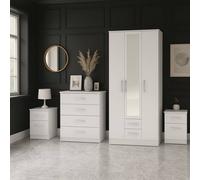 Birlea Lynx Bedroom Bundle Grey, Grey