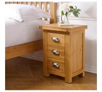 Birlea Woburn Small 3 Drawer Bedside Oak